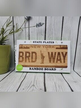 CORE Bamboo New York State Plates Board